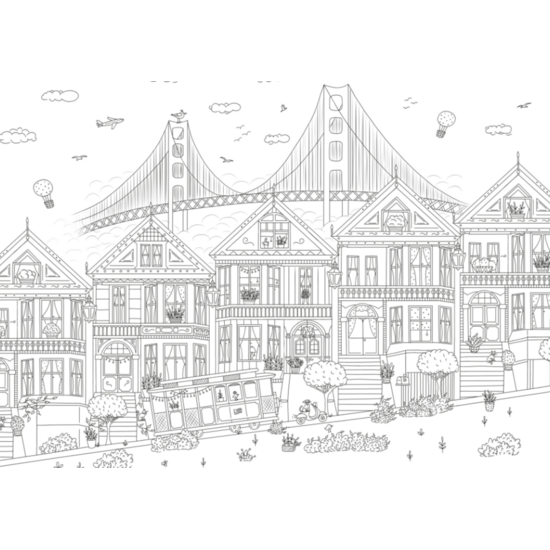 Deltas Kleurboek voor volwassenen, Colorful World