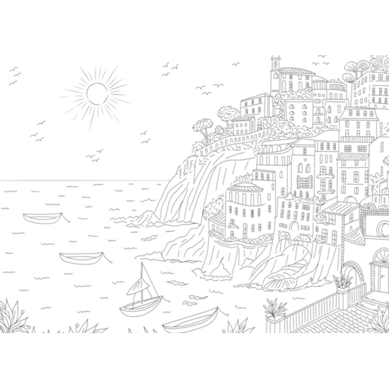 Deltas Kleurboek voor volwassenen, Colorful World