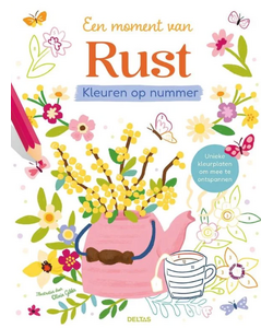 Kleurboek Een moment van Rust, kleuren op nummer
