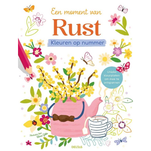 Kleurboek Een moment van Rust, kleuren op nummer