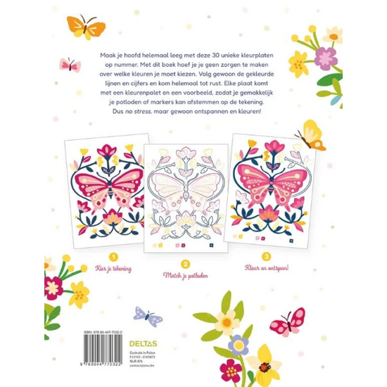 Deltas Kleurboek Een moment van Rust, kleuren op nummer