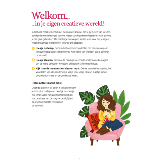 Deltas Kleurboek Een moment van Rust, kleuren op nummer