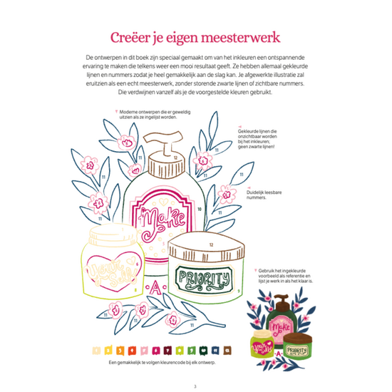 Deltas Kleurboek Een moment van Rust, kleuren op nummer