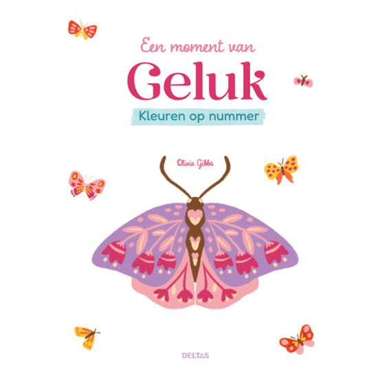 Deltas Kleurboek Een moment van geluk, kleuren op nummer