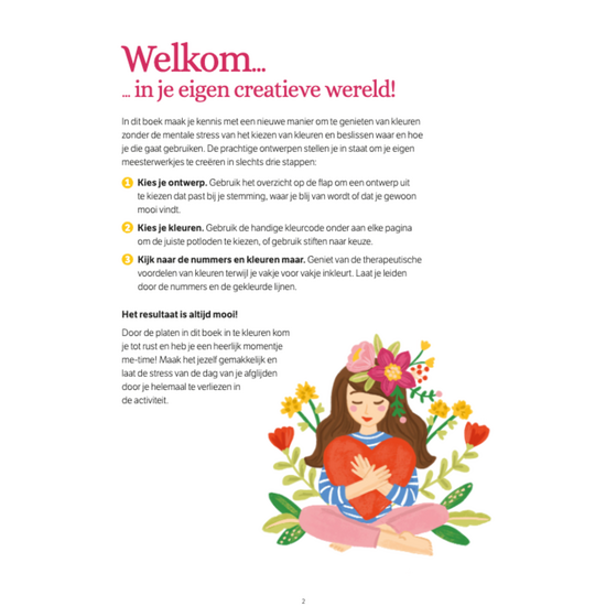 Deltas Kleurboek Een moment van geluk, kleuren op nummer