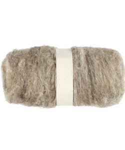 Gekaarde Wol 100 gr. Natural