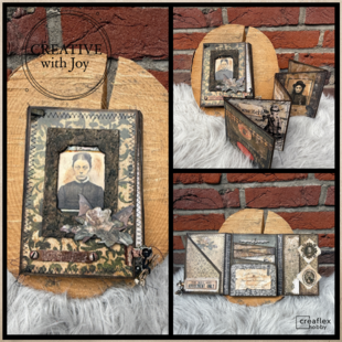 Workshop Tim Holtz  Accordion Folio, Zaterdag 9 Mei, 10:00 tot 13:00u