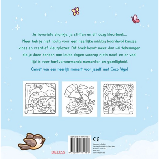 Deltas Cozy Days Cute & Comfy Kleurboek Coco Wyo