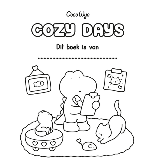 Deltas Cozy Days Cute & Comfy Kleurboek Coco Wyo