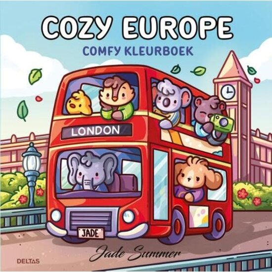 Deltas Cozy Europa Comfy Kleurboek Jade Summer