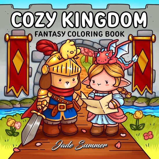 Deltas Cozy Kingdom Fantasy Kleurboek Jade Summer