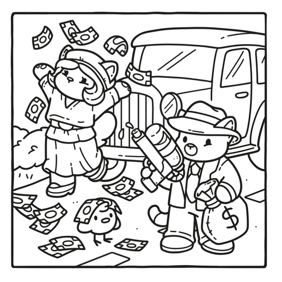 Deltas Cat Crimes Cozy Kleurboek Jade Summer