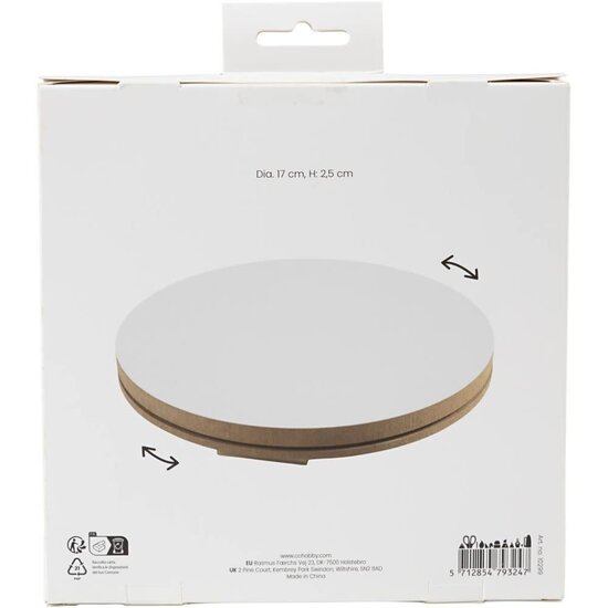 Creativ Company Draaiwiel H: 2,5, d 17 cm