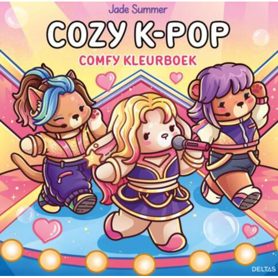 Deltas Cozy k-pop Comfy Kleurboek Jade Summer