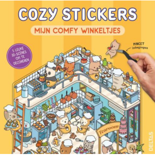 Cozy stickers mijn comfy winkeltjes (pincet inbegrepen)