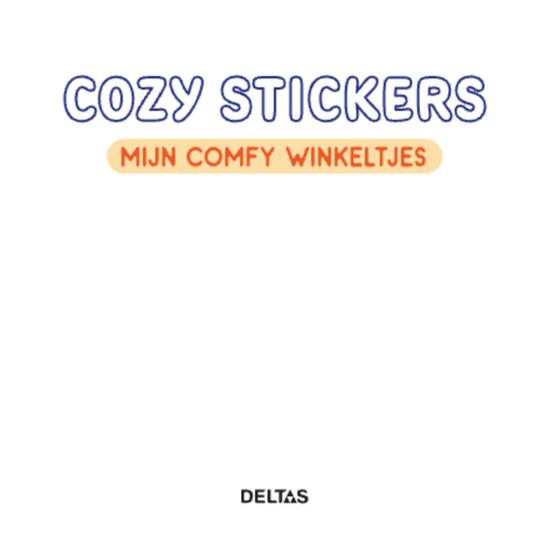 Deltas Cozy stickers mijn comfy winkeltjes (pincet inbegrepen)