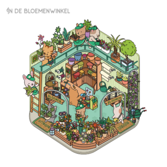 Deltas Cozy stickers mijn comfy winkeltjes (pincet inbegrepen)