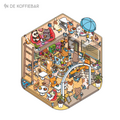 Deltas Cozy stickers mijn comfy winkeltjes (pincet inbegrepen)