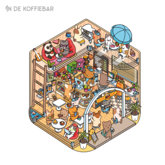 Deltas Cozy stickers mijn comfy winkeltjes (pincet inbegrepen)