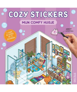 Cozy stickers mijn comfy huisje (pincet inbegrepen)