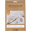Creotime Wateroplosbare Borduurvellen, 6vel, patroon