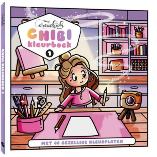 MUS Creatief Chibikleurboek CreaChick