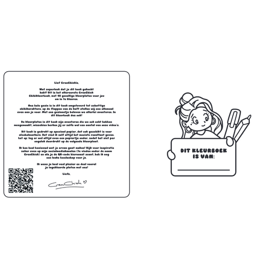 MUS Creatief Chibikleurboek CreaChick