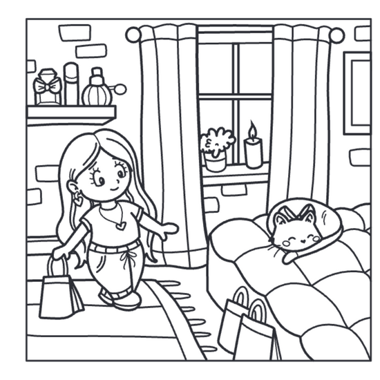 MUS Creatief Chibikleurboek CreaChick