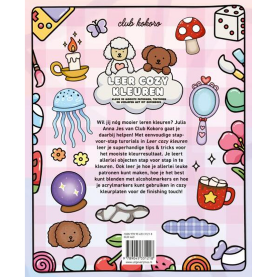 MUS Creatief Kokoro Leer Cozy kleuren kleurboek