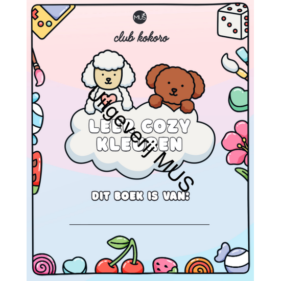 MUS Creatief Kokoro Leer Cozy kleuren kleurboek