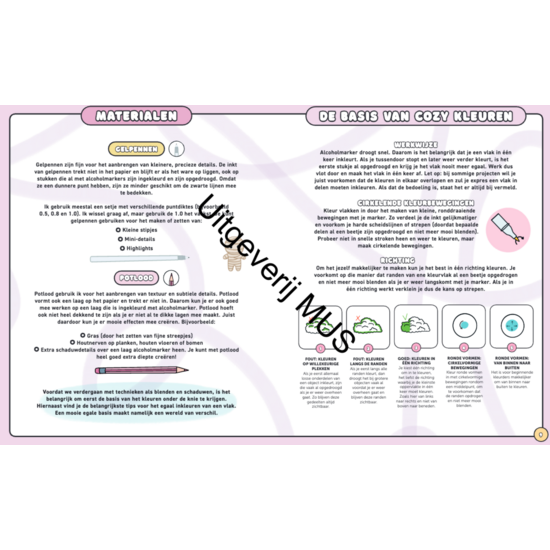MUS Creatief Kokoro Leer Cozy kleuren kleurboek