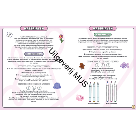 MUS Creatief Kokoro Leer Cozy kleuren kleurboek