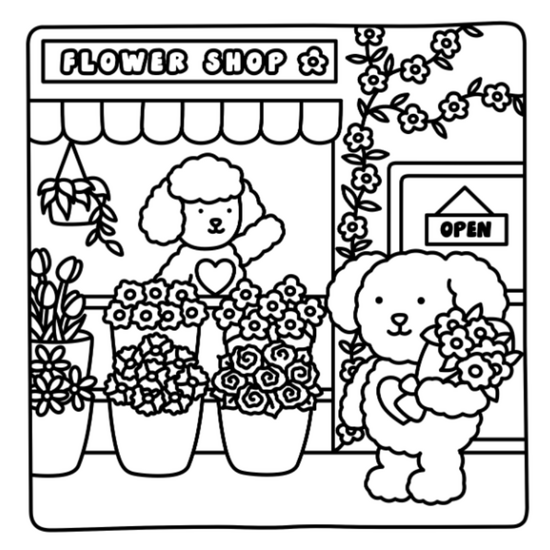 MUS Creatief Kokoro spring kleurboek