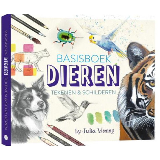 MUS Creatief Basisboek dieren tekenen & schilderen  By Julia Woning