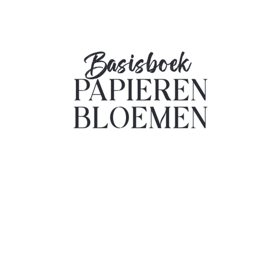 MUS Creatief Basisboek papieren bloemen, Anouk Böhmer