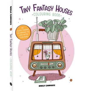 Tiny Fantasy Houses kleurboek Carla Kamphuis