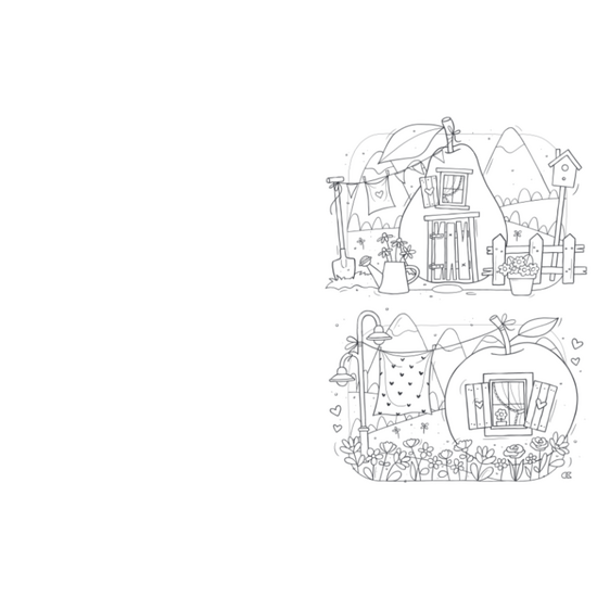 MUS Creatief Tiny Fantasy Houses kleurboek Carla Kamphuis