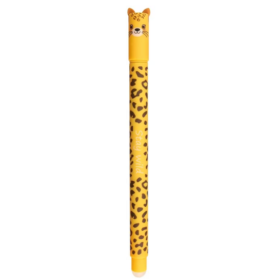 Eberhard Faber Gelpen Animal Erase-It Luipaard schrijfkleur: blauw