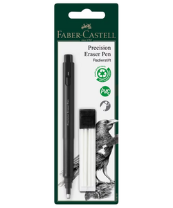 Gumpen Faber-Castell Precision zwart inclusief navulgummen