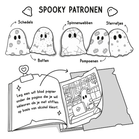 Deltas Spooky Cutie Cute &  Cozy Kleurboek Coco Wyo