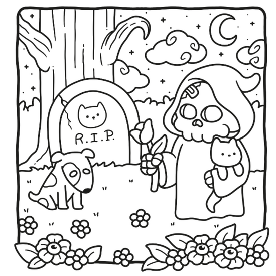 Deltas Spooky Cutie Cute &  Cozy Kleurboek Coco Wyo
