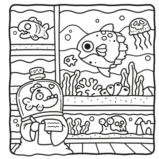 Deltas Spooky Cutie Cute &  Cozy Kleurboek Coco Wyo