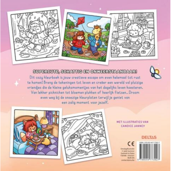 Deltas Cozy Life Comfy Kleurboek Jade Summer