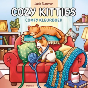 Cozy kitties Comfy Kleurboek Jade Summer
