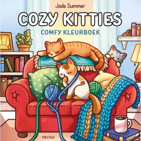 Deltas Cozy kitties Comfy Kleurboek Jade Summer