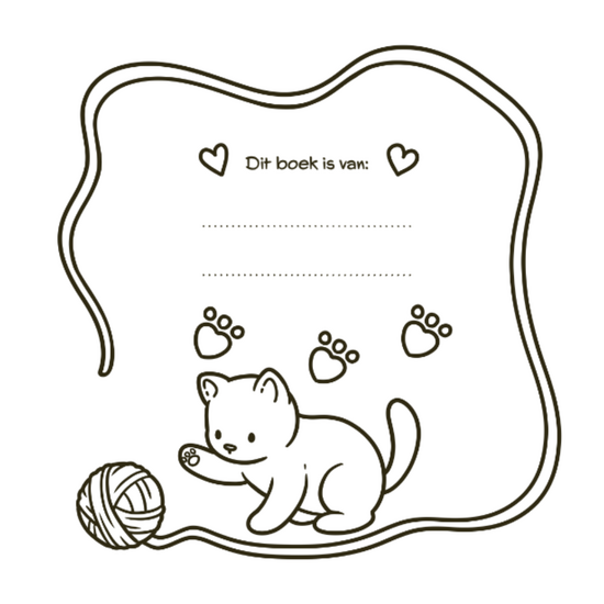 Deltas Cozy kitties Comfy Kleurboek Jade Summer