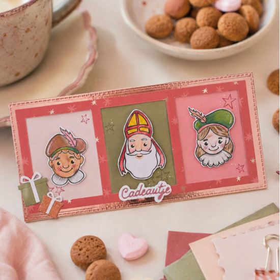 Vaessen Creative Vaessen Creative Clear Stamps Set Sinterklaas A6 24st.