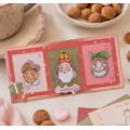 Vaessen Creative Vaessen Creative  Slimline Snij- en Embossingmallen Surprise Kaart 13st.