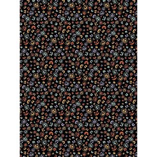 Vel Decopatch Papier Textuur Halloween Metallic pompoenen