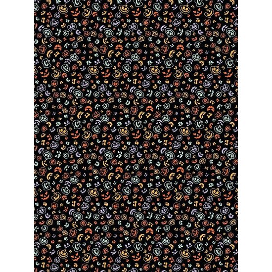 Decopatch Vel Decopatch Papier Textuur Halloween Metallic pompoenen